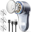 POPCHOSE Fabric Shaver, Lint Shaver with 6-Leaf Blade, Rechargeable