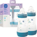 MAM 9oz Easy Start Anti-Colic+ Vented Baby Bottle, 2+ Months, 2 Pack, Boy