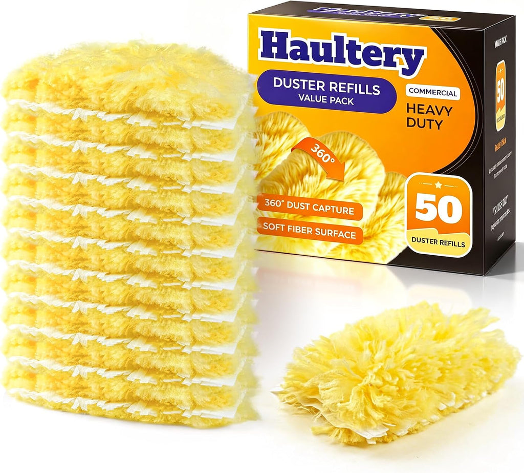 50 Count Heavy Duty Duster Refills Compatible with Swiffer Dusters