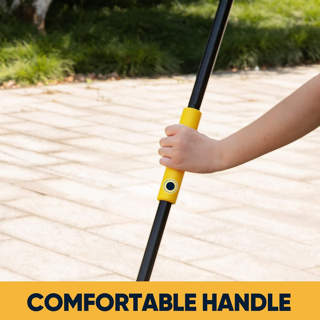 Yocada Heavy-Duty Corn Broom Commercial Indoor Outdoor Broom 59.8 inch Tall