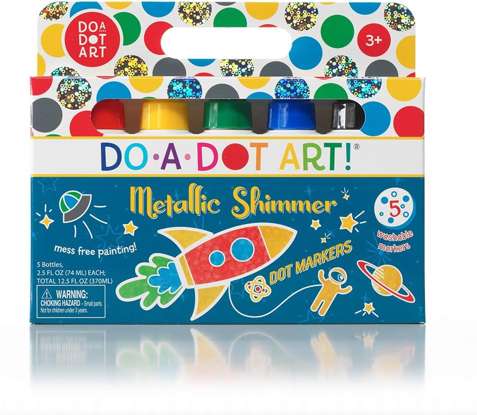 Do A Dot Art! Markers 6-Pack Rainbow Washable Paint Markers