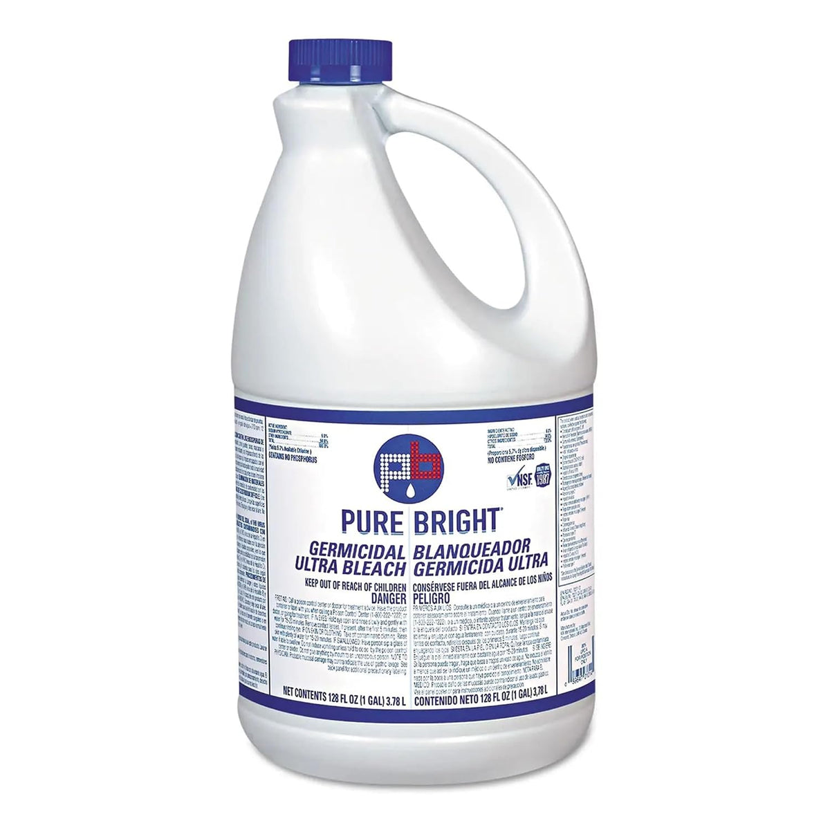 Pure Bright Germicidal Ultra Bleach, 128 oz., 6/Carton (KIKBLEACH6)