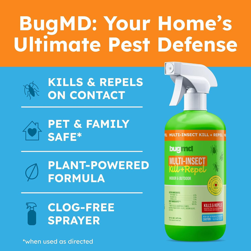BugMD Pet Safe Multi-Insect Killer and Repellent Spray