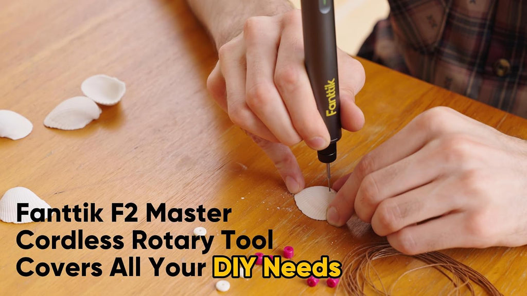 Fanttik F2 Master Mini Cordless Rotary Tool Kit for 3D Printer Sanding