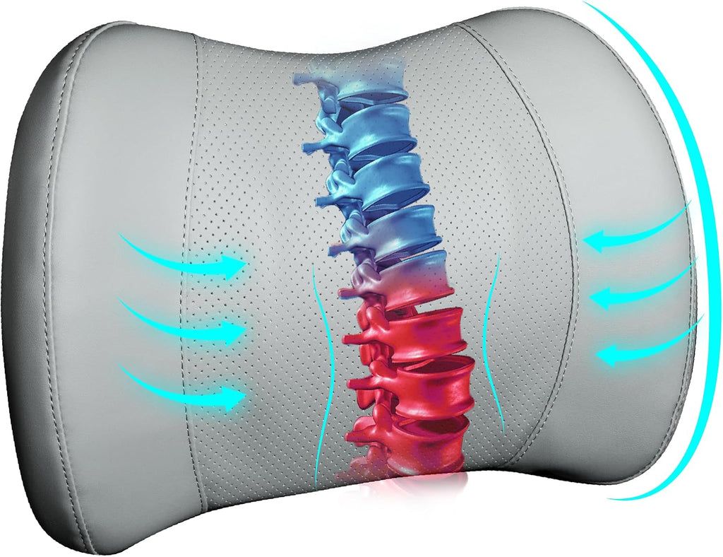 Lofty Aim Lumbar Support Pillow for Car, Car Seat Back Support for Driving