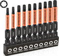 DYRECELVE 10-Pack 8-Point Star Bit Set for Trailer, Double Square, 2.56 IN