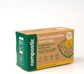 Compostic Compostable XL Sandwich Bags, 60 Ct Starter, Zip-Seal