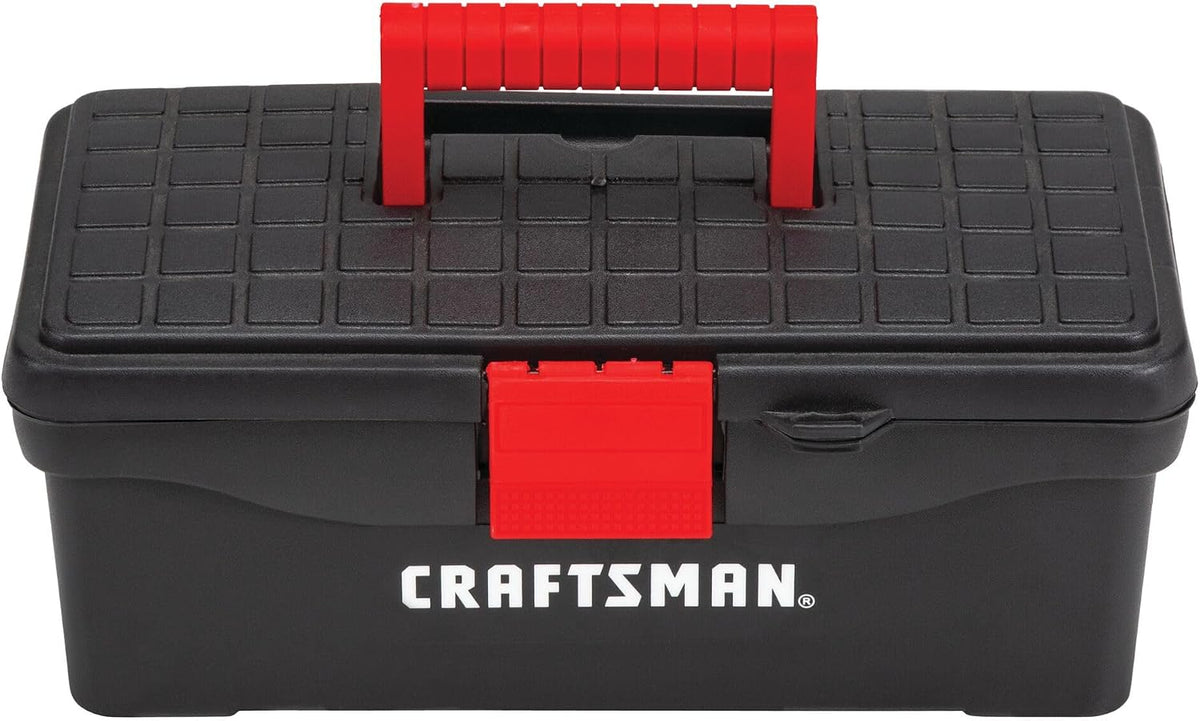 CRAFTSMAN Tool Box, Lockable, 13 in., Red/Black (CMST13004)