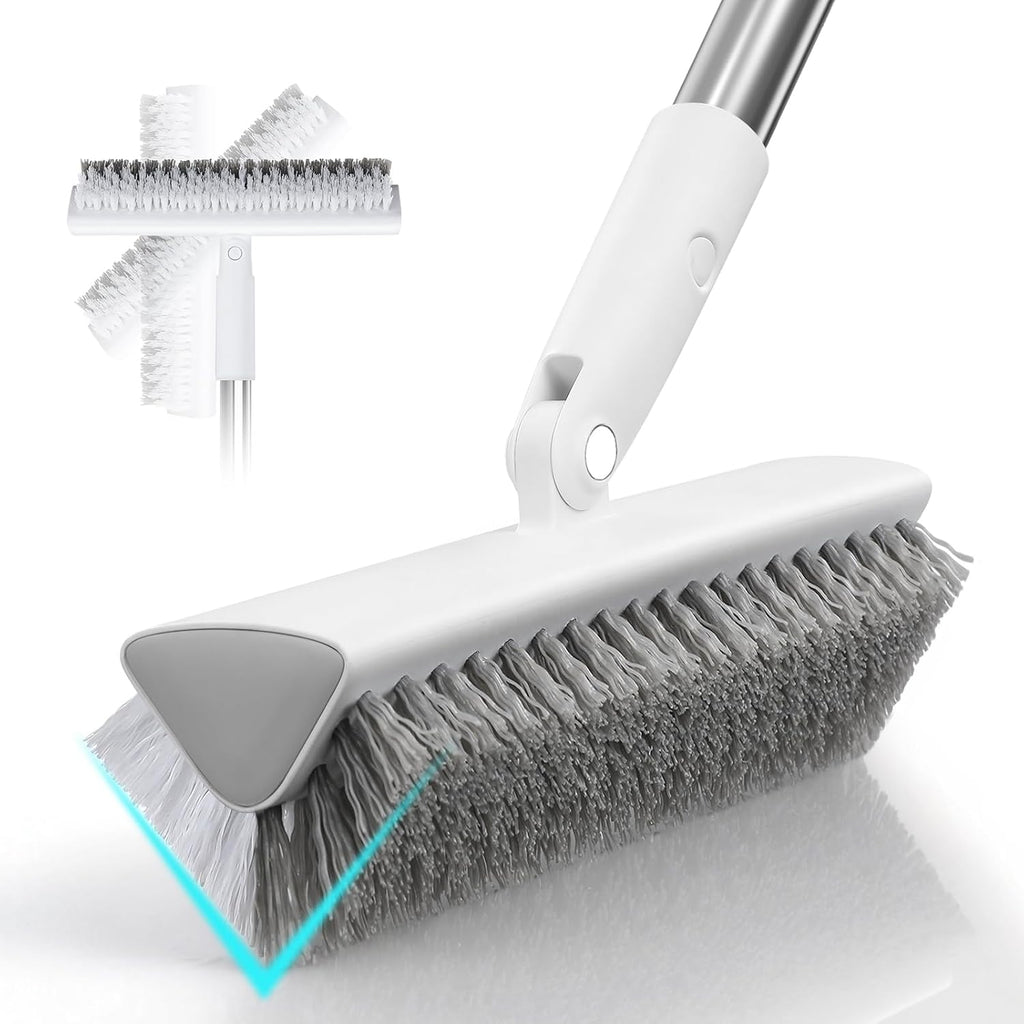 MOPALL Shower Bathtub Scrubber Brush for Cleaning with 55" Long Handle