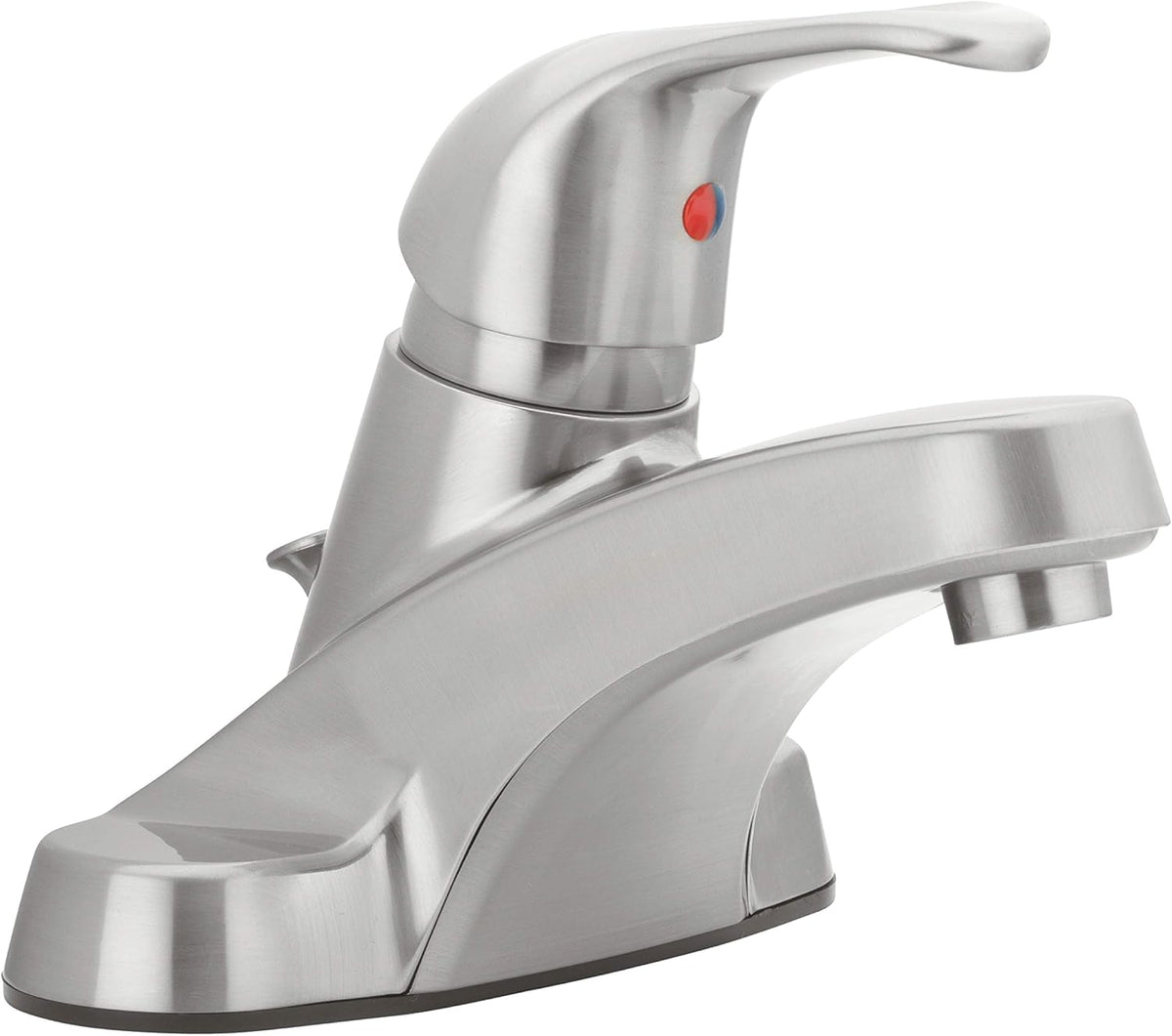 Aqua Vista Two-Handle Bathroom Sink Faucet, Chrome, Acrylic Handles