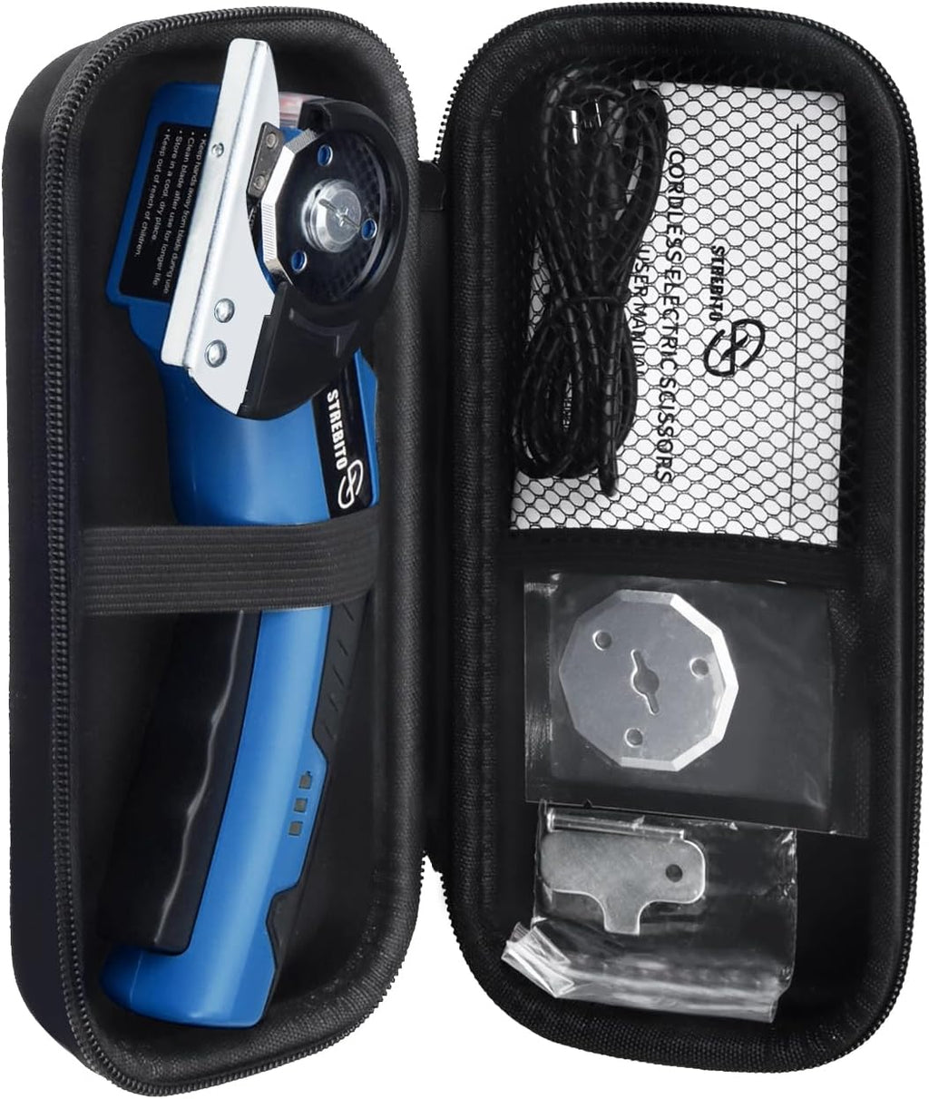 STREBITO Cordless Electric Scissors, 4V Electric Box Cutter for Cardboard