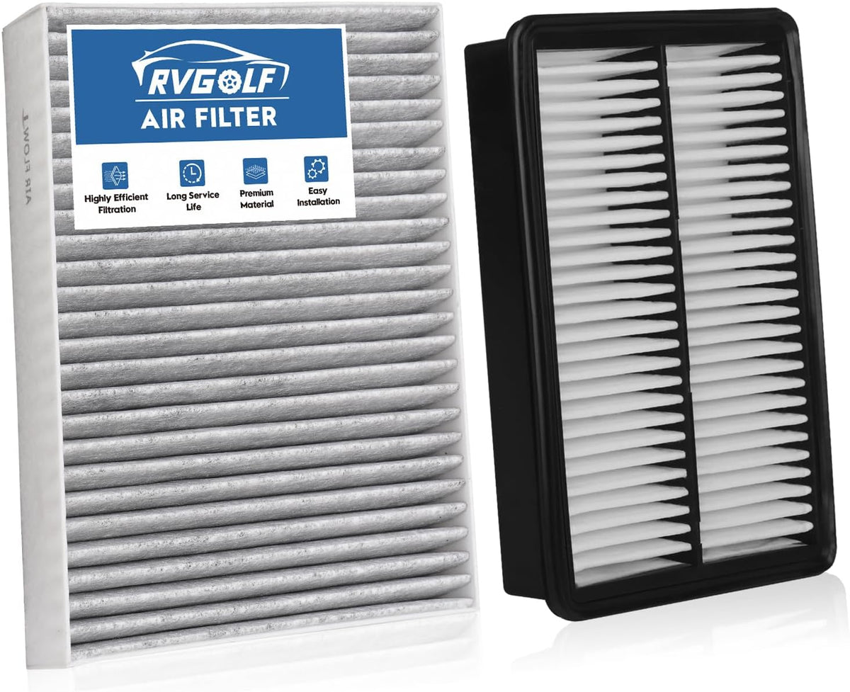 Engine+Cabin Air Filter Fit for 2016-2026 Civic(2.0L), 2023-2026 HR-V(2.0L)