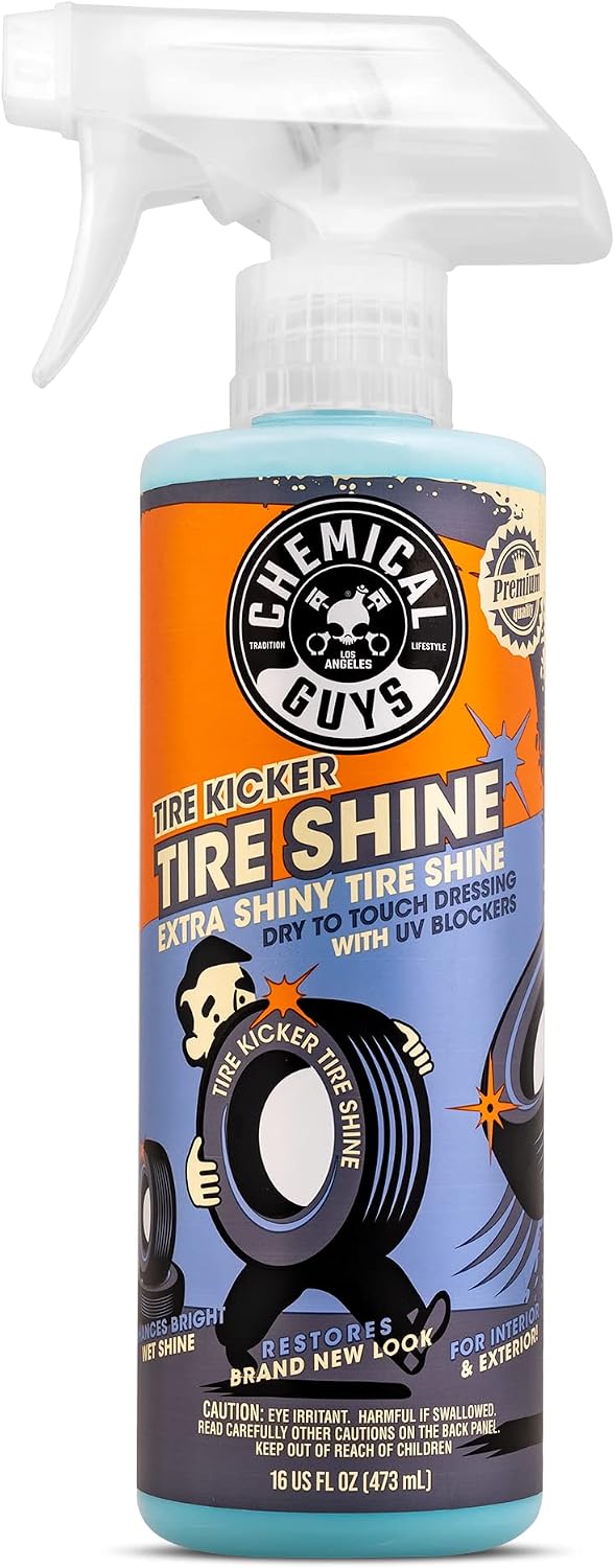 Chemical Guys, Tire Kicker Extra Glossy Tire Shine Spray, Dry Touch, 16 oz