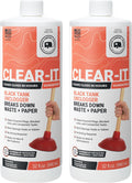 Unique Clear-It Liquid RV Black Tank Unclogger, 32 oz