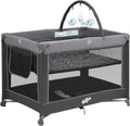 Pamo Babe Pack and Play with Bassinet, Portable Playard for Baby