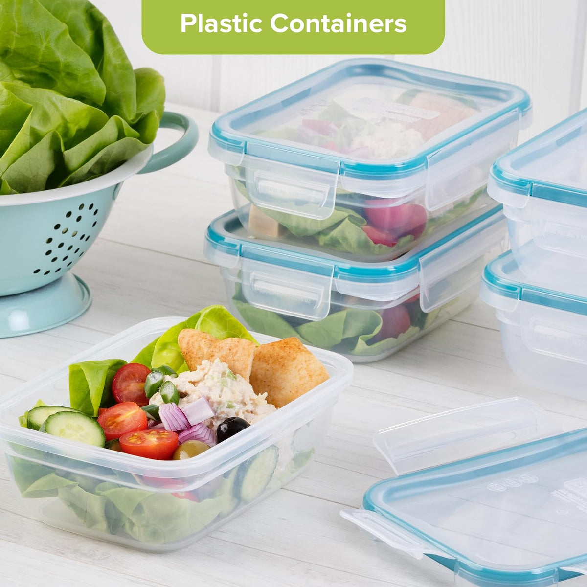 Snapware Plastic Total Solution (5-Pack, 3-Cup) Food Storage Containers Set