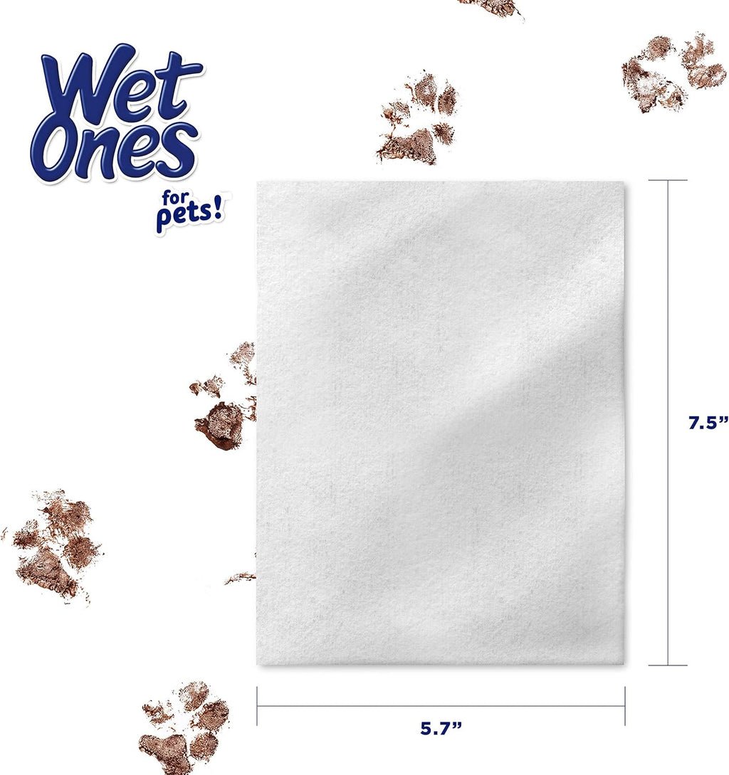 Wet Ones for Cats Freshening Wipes with Aloe Vera, Fresh Scent, 50 Count