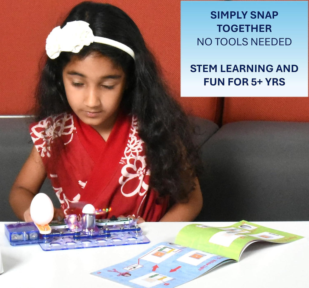 Snap Circuits Beginner, Electronics Exploration Kit, Stem Kit for Ages 5-9 (SCB-20)