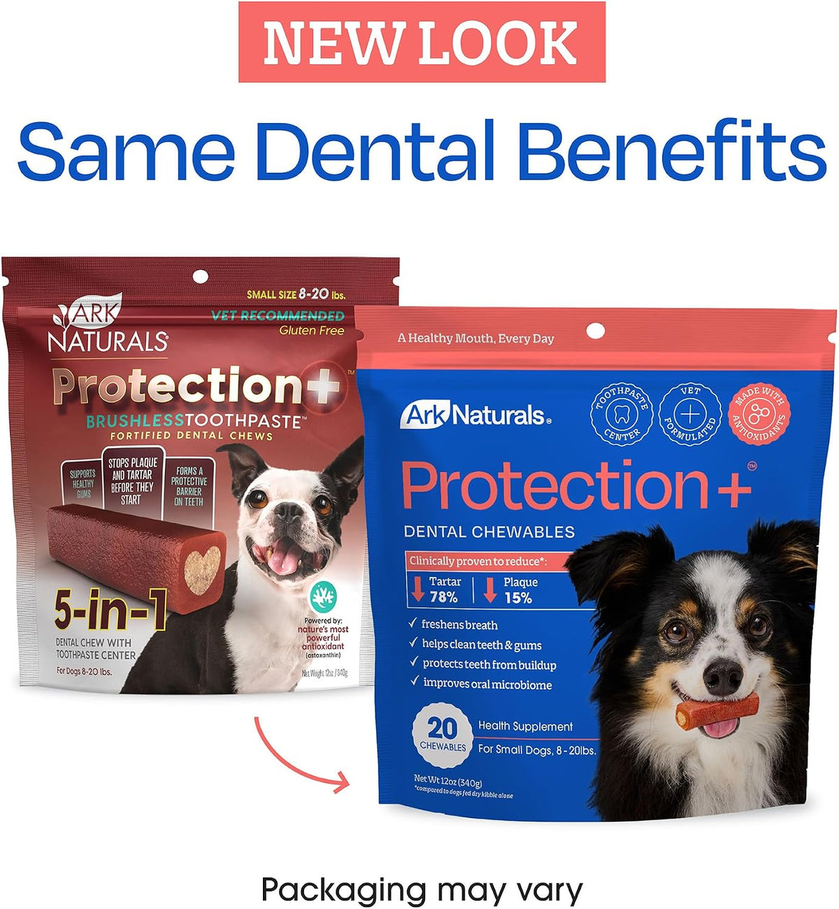 Ark Naturals Protection+ Brushless Toothpaste Chews - Mini Breeds (32 ct)