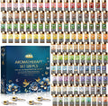 Fragrance Essential Oils Set - 14pcs, Aromatherapy Oils for Skin, Diffusers, Home Care, Humidifier Laundry, Candle Making - Tea Tree, Sandalwood, Lavender, Vanilla, Eucalyptus and More (5mL)