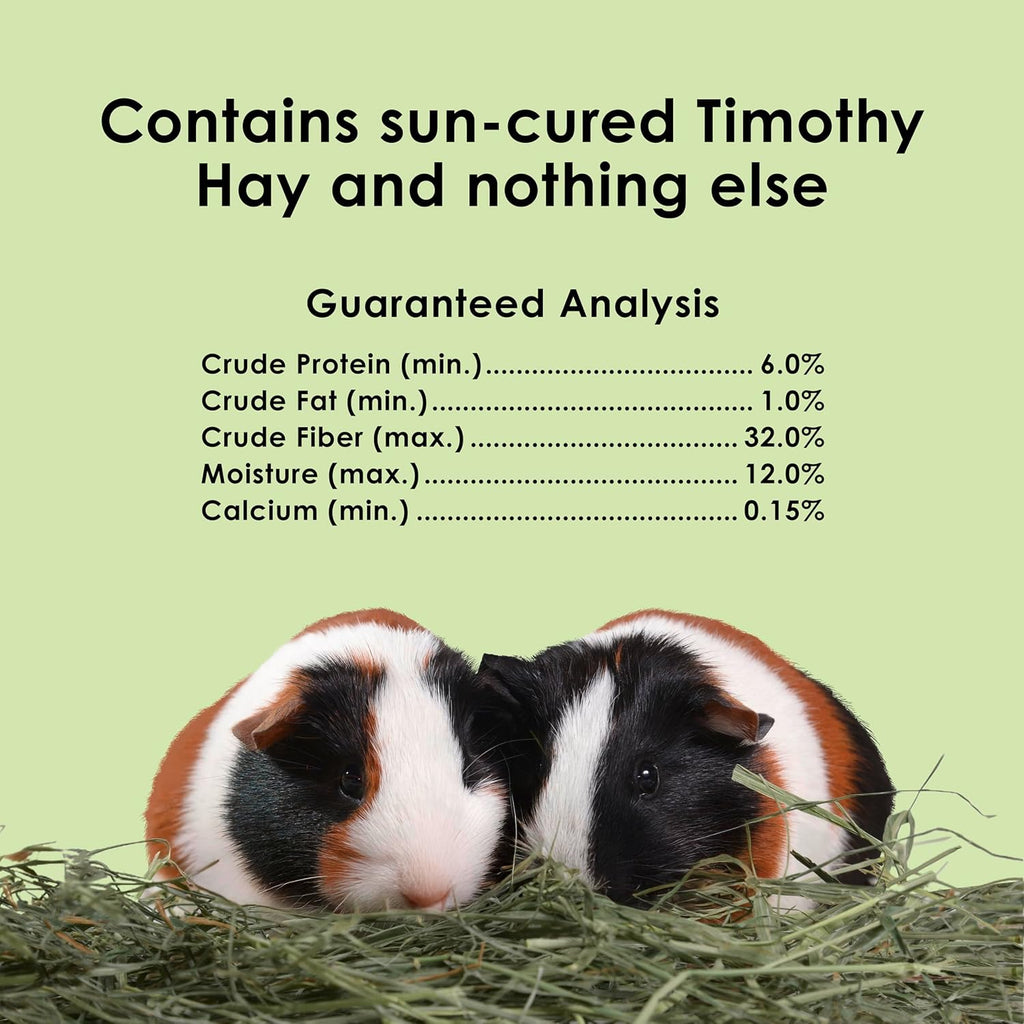 Kaytee Wafer Cut Timothy Hay for Rabbit & Guinea Pigs, 60 Ounce
