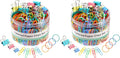 300 Pcs Binder Clips, Rubber Bands, Office Set, Paper Clips, School & Teacher Supplies for Office Desk Essentials (Assorted Sizes)
