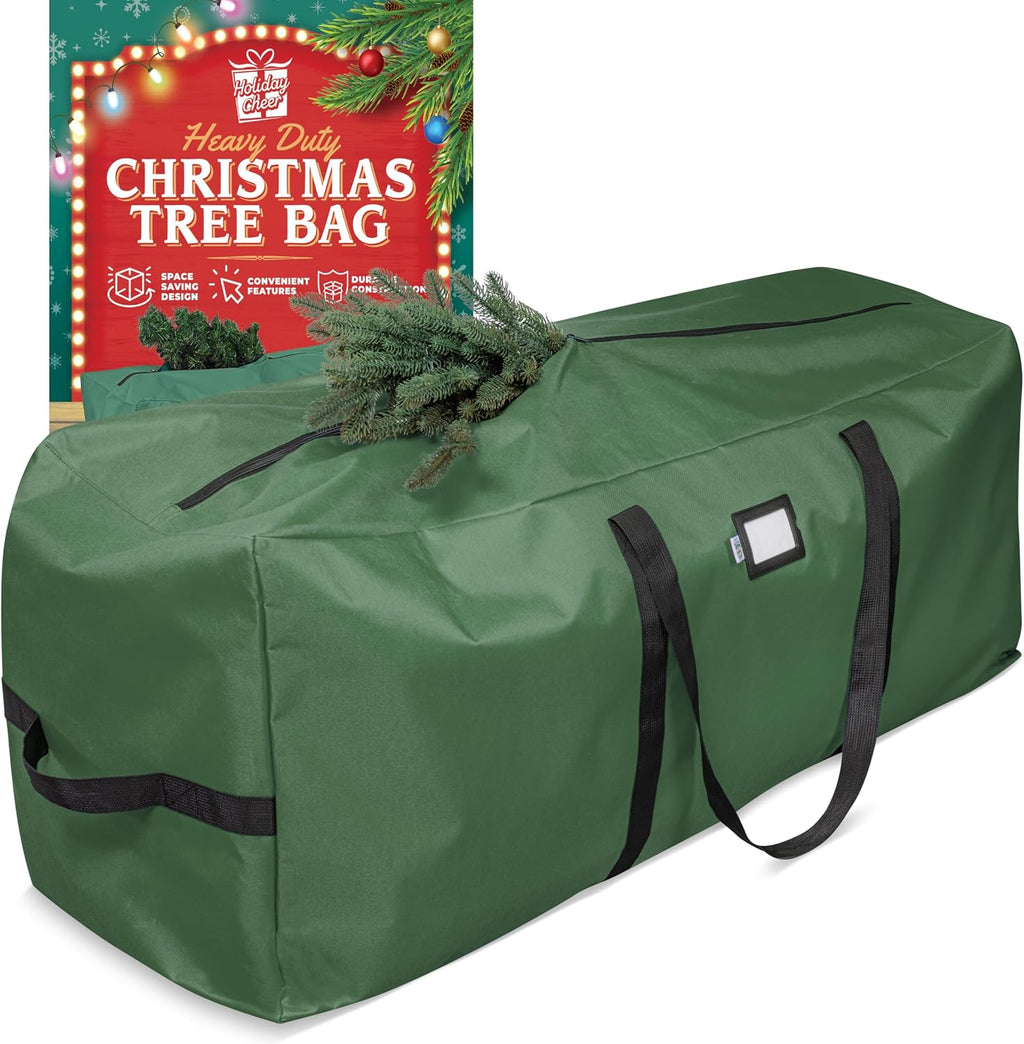 Holiday Cheer Christmas Tree Storage Bag Waterproof 9ft Red
