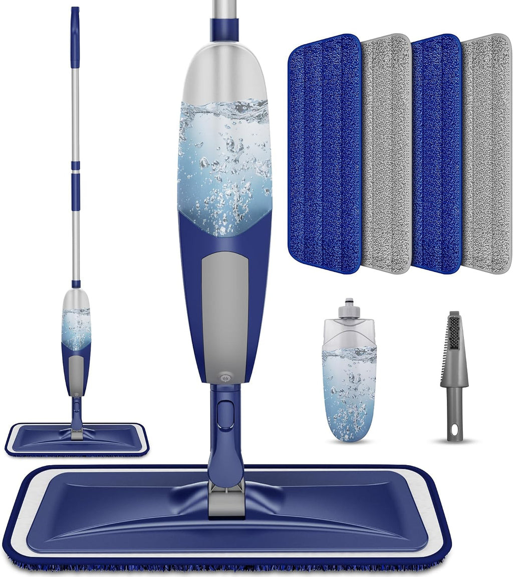 BPAWA Spray Mops for Floor Cleaning: Microfiber Wet Mop for Hardwood Tile