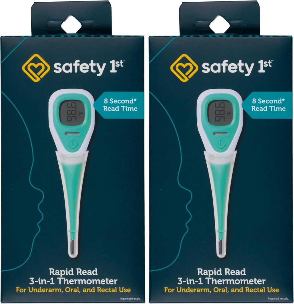 Safety 1st Rapid Read 3-In-1 Thermometer, Aqua, One Size