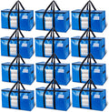TAILI 4 Pack Blue Extra Large Moving Bags,Storage Bags with Visible Window