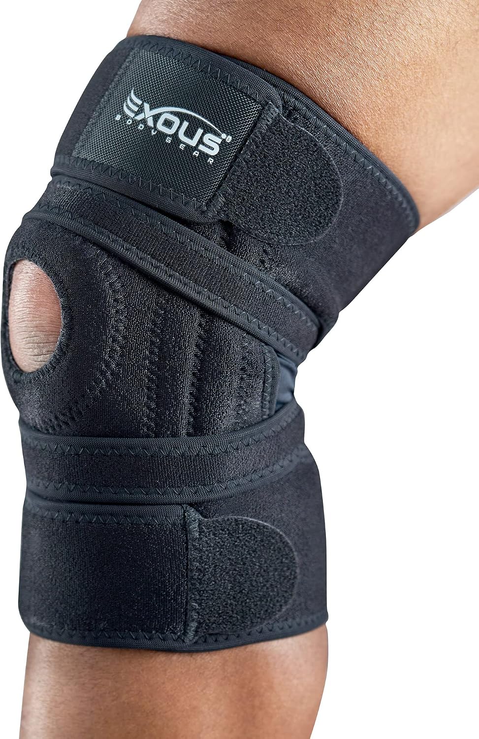Knee Brace for Men & Women with Patented 4-Way Adjustable Support