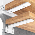 Goovilla Shelf Bracket, Floating Shelf Brackets 6 inch Long, 6 Pack, Black