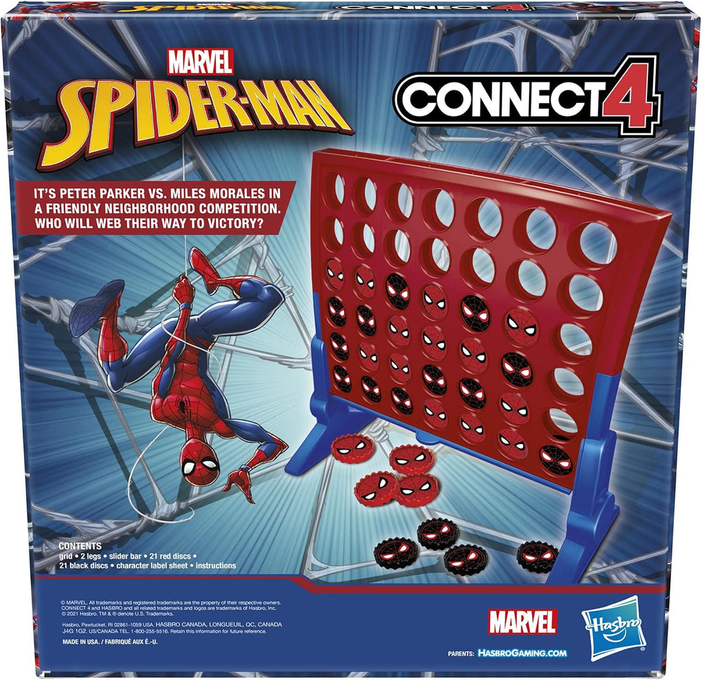 Hasbro Gaming Connect 4 Marvel Spider-Man Edition, Strategy Board Game for 2 Players, Ages 6 and Up (Amazon Exclusive)