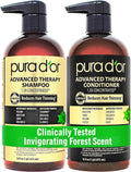 PURA D'OR Advanced Therapy Biotin Shampoo & Conditioner Set, 16oz x2