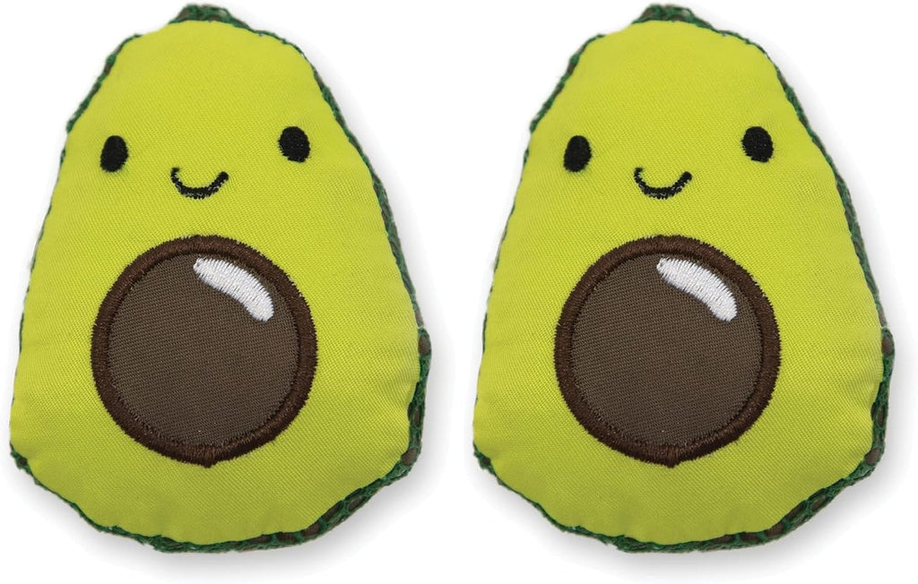 Catstages Dental Fruit Wedges Chew Cat Toys with Catnip, 5.3", 4-Pack