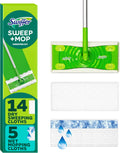 Swiffer Sweeper 2-in-1 Mops for Floor Cleaning, Dry and Wet Multi Surface Floor Cleaner, Sweeping and Mopping Starter Kit, Includes 1 Mop + 19 Refills, 20 Piece Set