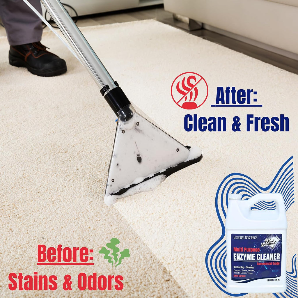 Commercial Enzyme Cleaner & Odor Eliminator for Carpet & Pet Urine