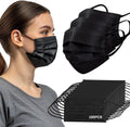 MAQIHAN 100 PCS Disposable Face Masks - 3 Ply Filter Protection Masks