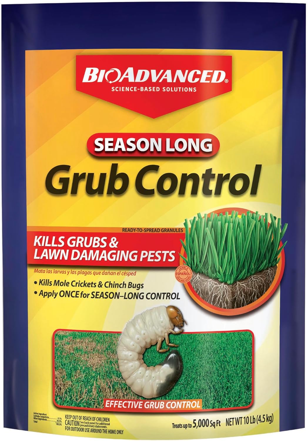 BioAdvanced Season Long Grub Control Granules - 10 lb Bag