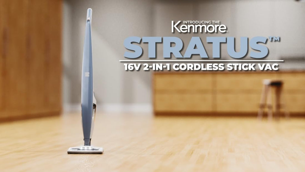 Kenmore DS1020 16V Cordless Stick Vacuum Lightweight 2-in-1 Handheld