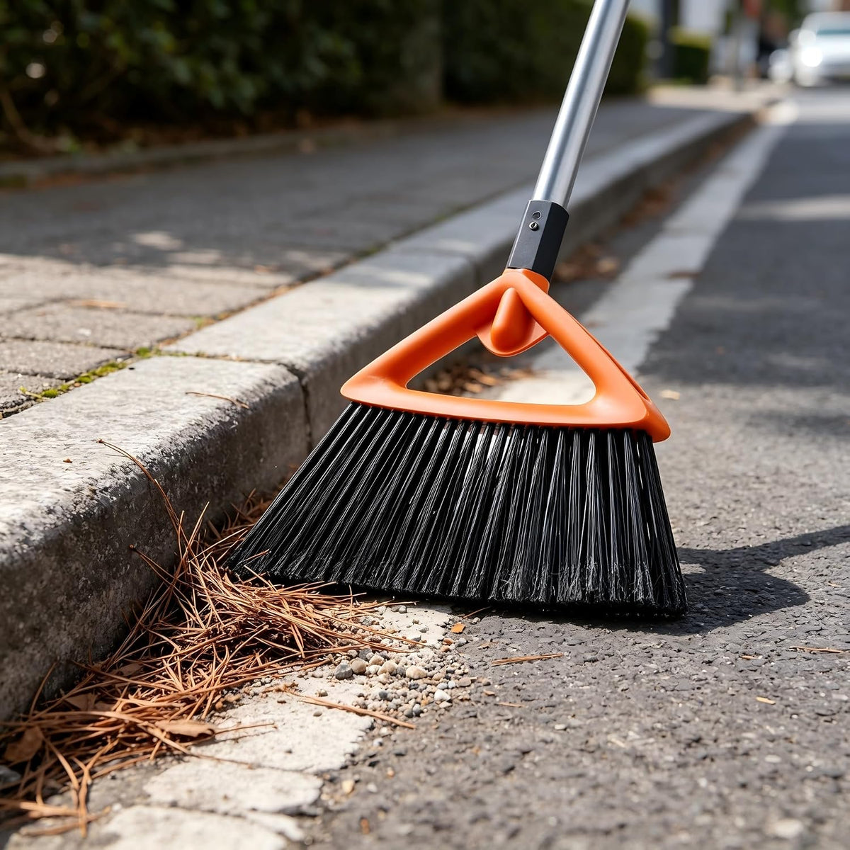 CLEANHOME Outdoor Broom for Sweeping Patio, Garage, Deck, Kitchen