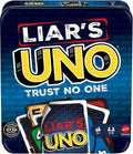 Mattel Games Liar’s UNO Card Game in Storage Tin,Ages 7+, 2-6 Players