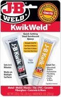 J-B Weld 8276 KwikWeld Quick Setting Steel Reinforced Epoxy - Dark Grey 2 oz