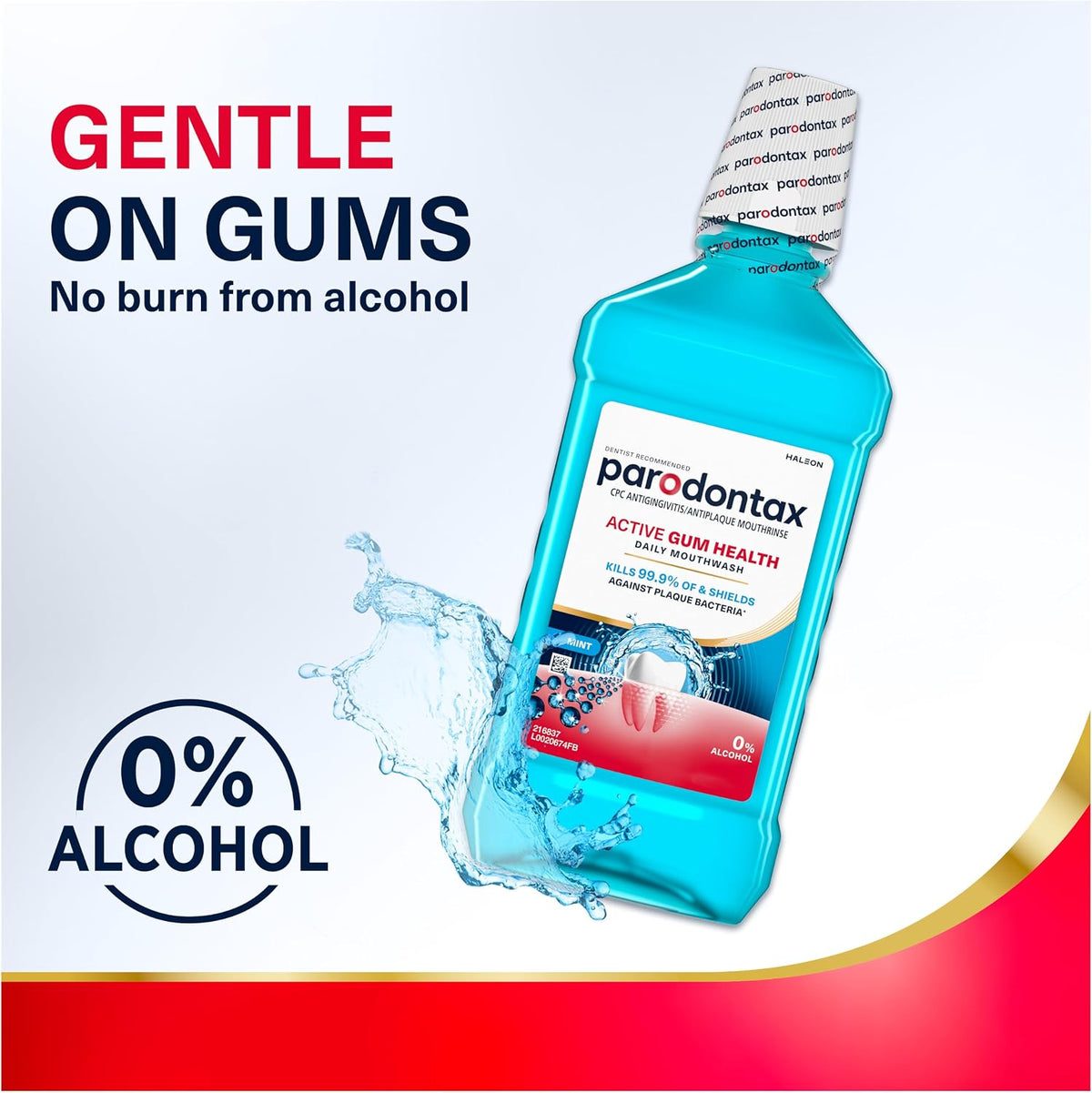 Parodontax Active Gum Health Mouthwash, 3x16.9 Fl Oz