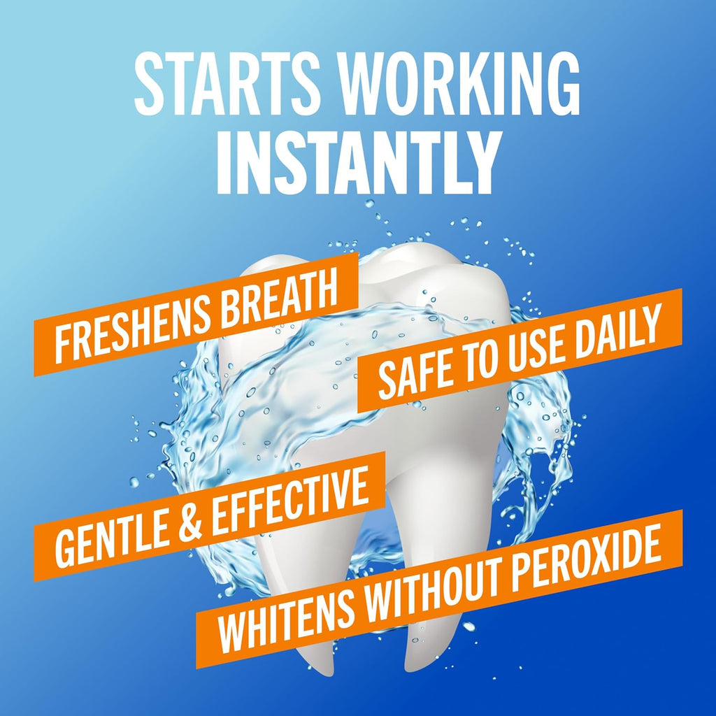 TheraBreath Whitening Mouthwash, Dazzling Mint, 16 oz, 2-Pack