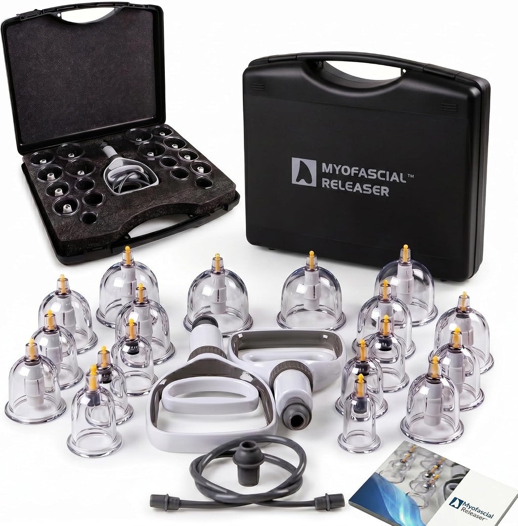 Myofascial Releaser Cupping Set Massager, Cupping Kit for Massage Therapy