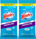 Windex Ammonia Free Glass and Window Cleaning Wipes, 25 Count