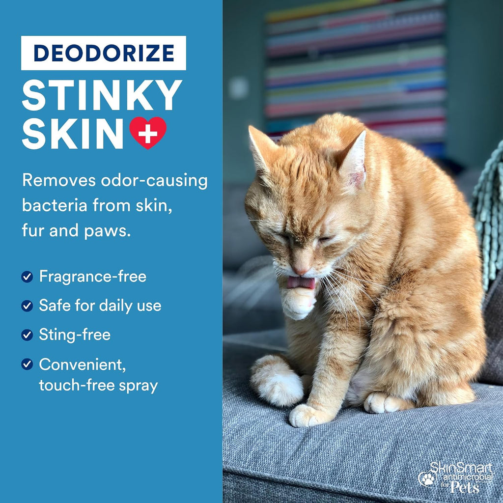 SkinSmart Antimicrobial Wound Care for Pets, Hypochlorous Acid Spray, 8 oz