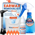 WaxBgone Complete Ear Wax Removal Kit, Otoscope & Ear Drops, Premium Kit