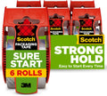 Scotch Sure Start Packing Tape, Clear, 1.88 in. x 22.2 yd.